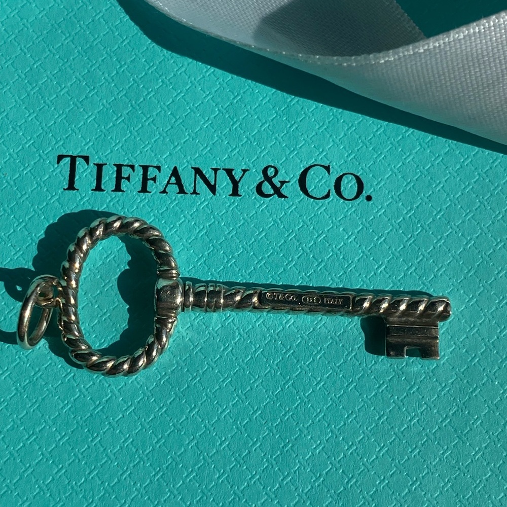 Tiffany & Co. Sterling Silver Oval Twist Pendant - Picture 5 of 8